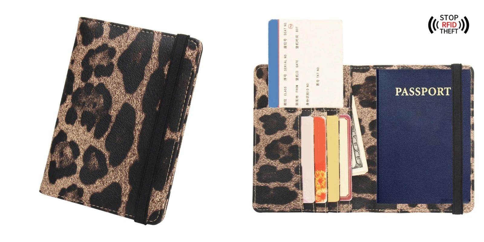 Трендовая обложка на паспорт с леопардовым принтом