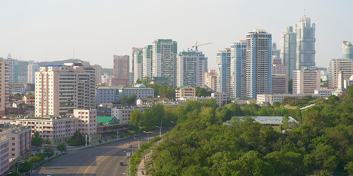 Новостройки в Пхеньяне