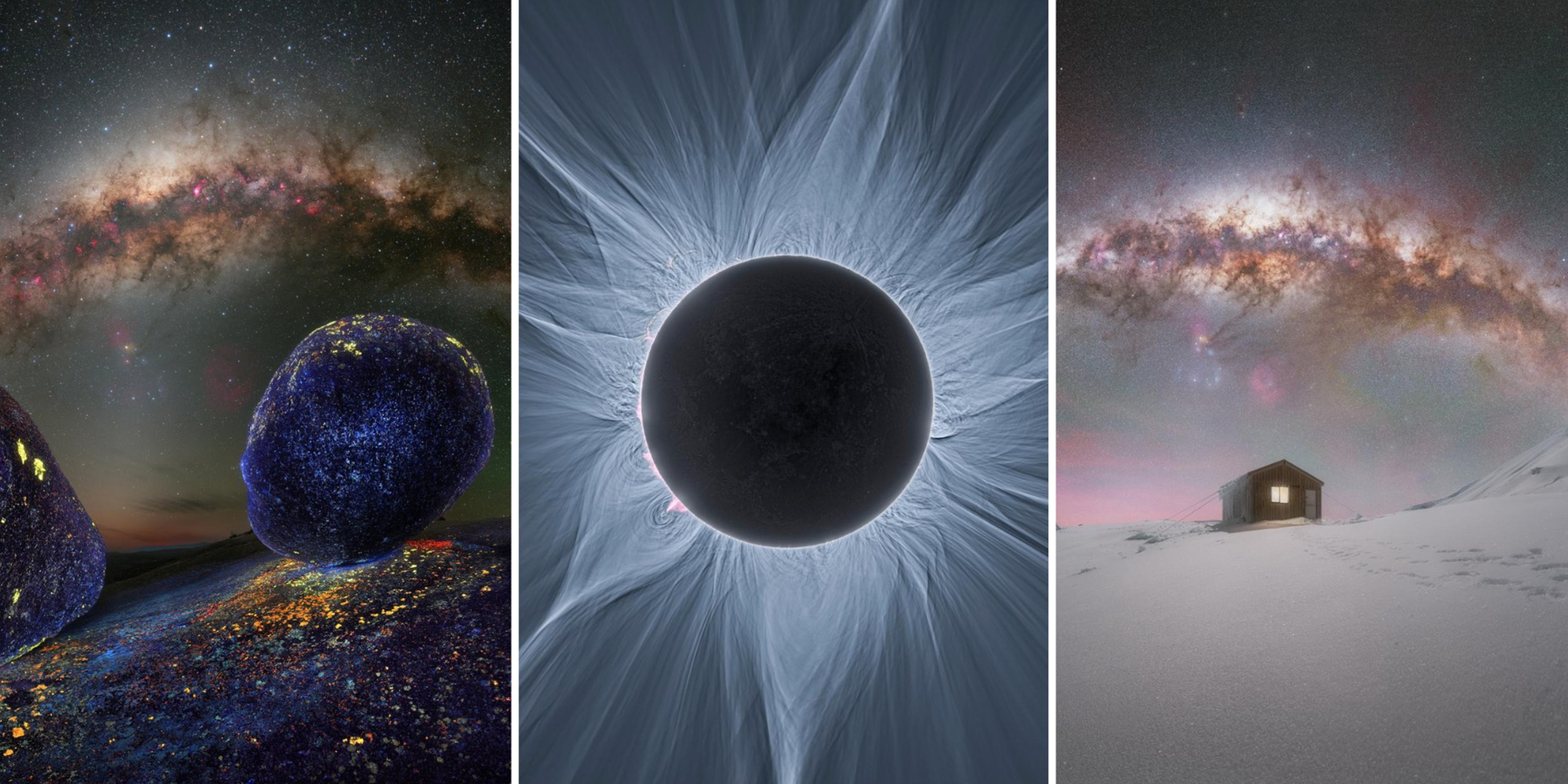 Солнце во время затмения и удивительная комета: 12 снимков с фотоконкурса Astrophotography Prize 2024