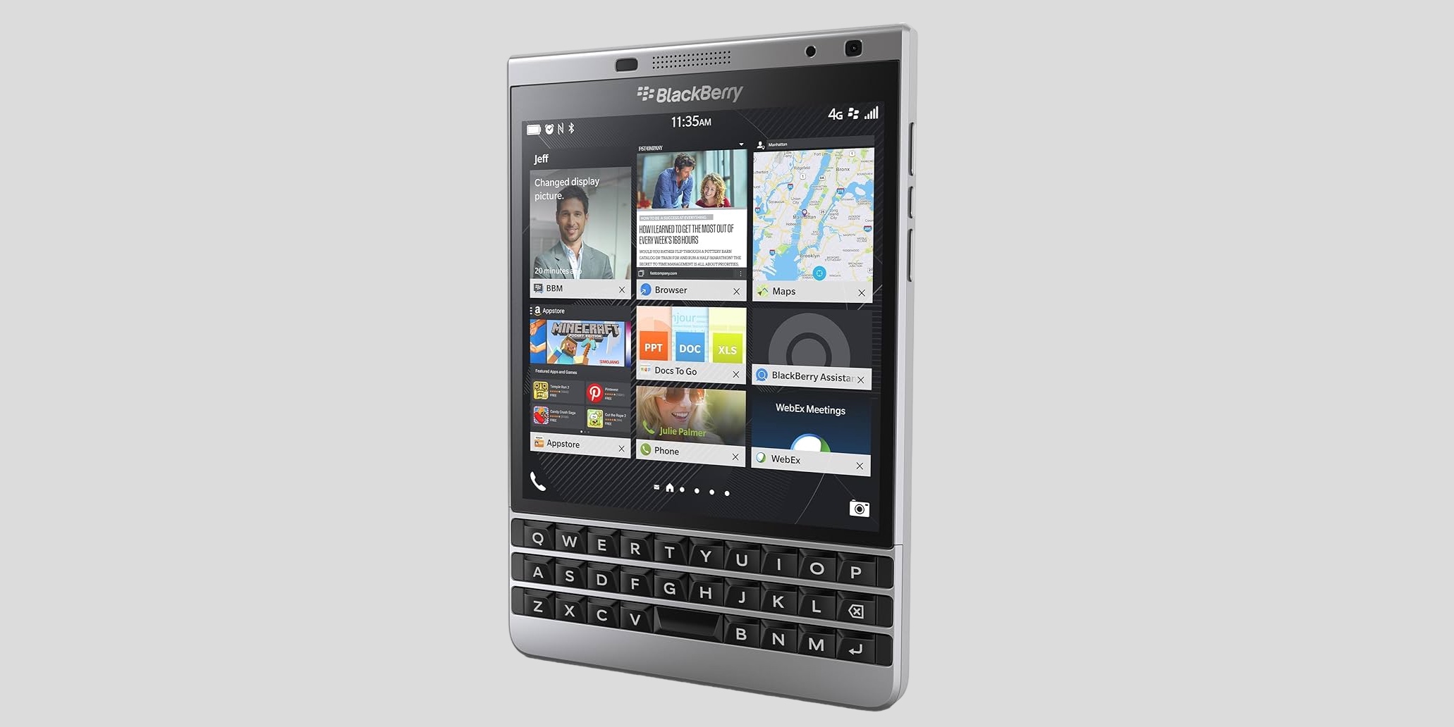 Необычный смартфон: BlackBerry Passport 