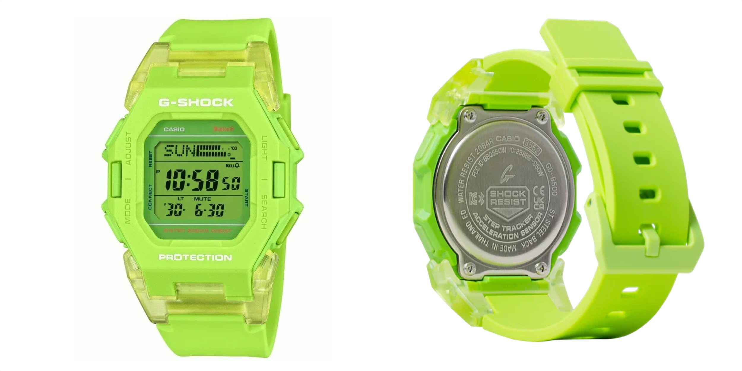 Яркие часы с шагомером: Casio G-Shock GD-B500S-3