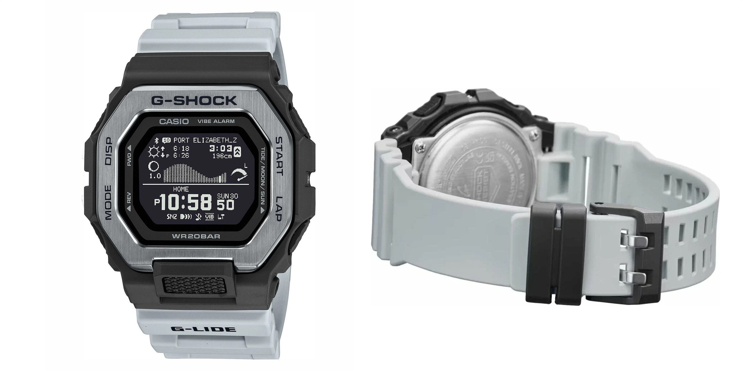 Часы с шагомером и лунным календарём: Casio G-Shock GBX-100TT-8E