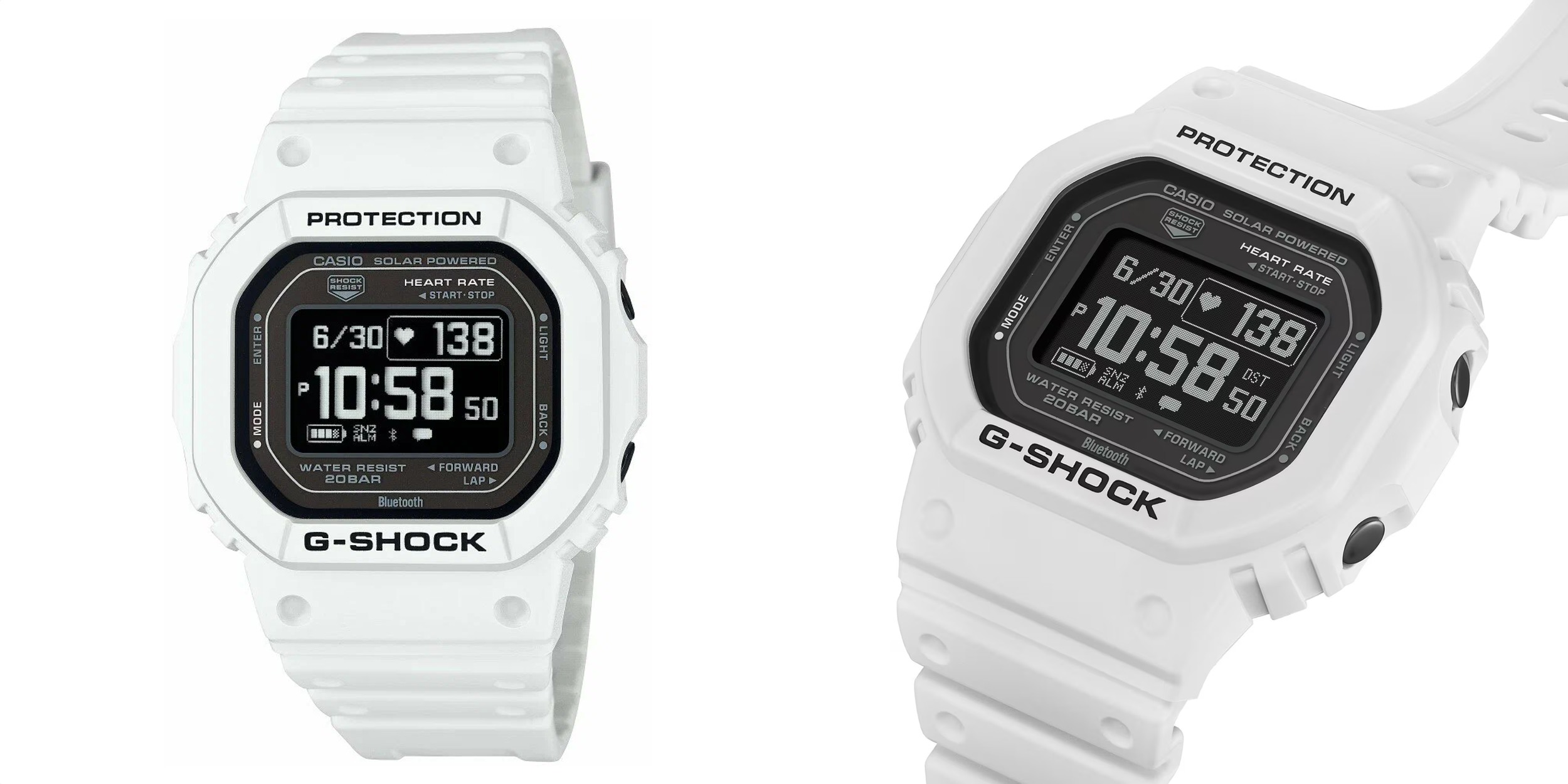 Часы с шагомером и пульсометром: Casio G-Shock DW-H5600-7