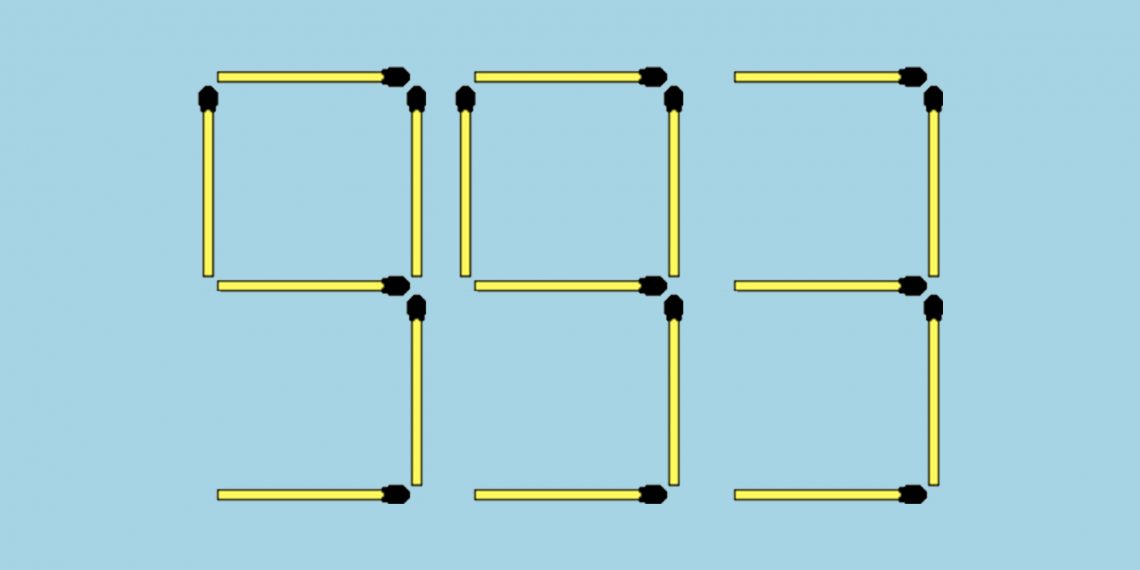 Головоломка со спичками