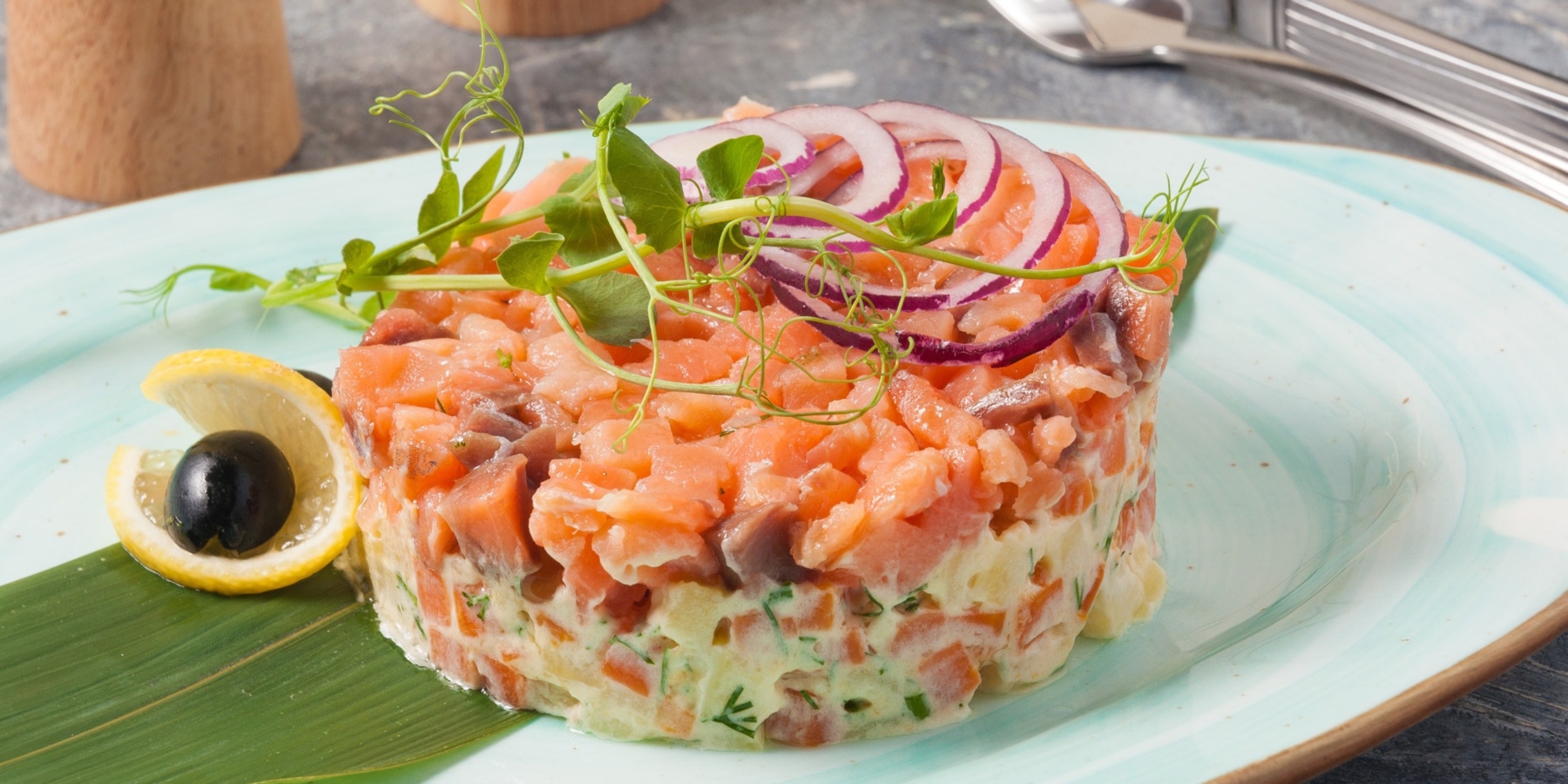 Слоёный салат 