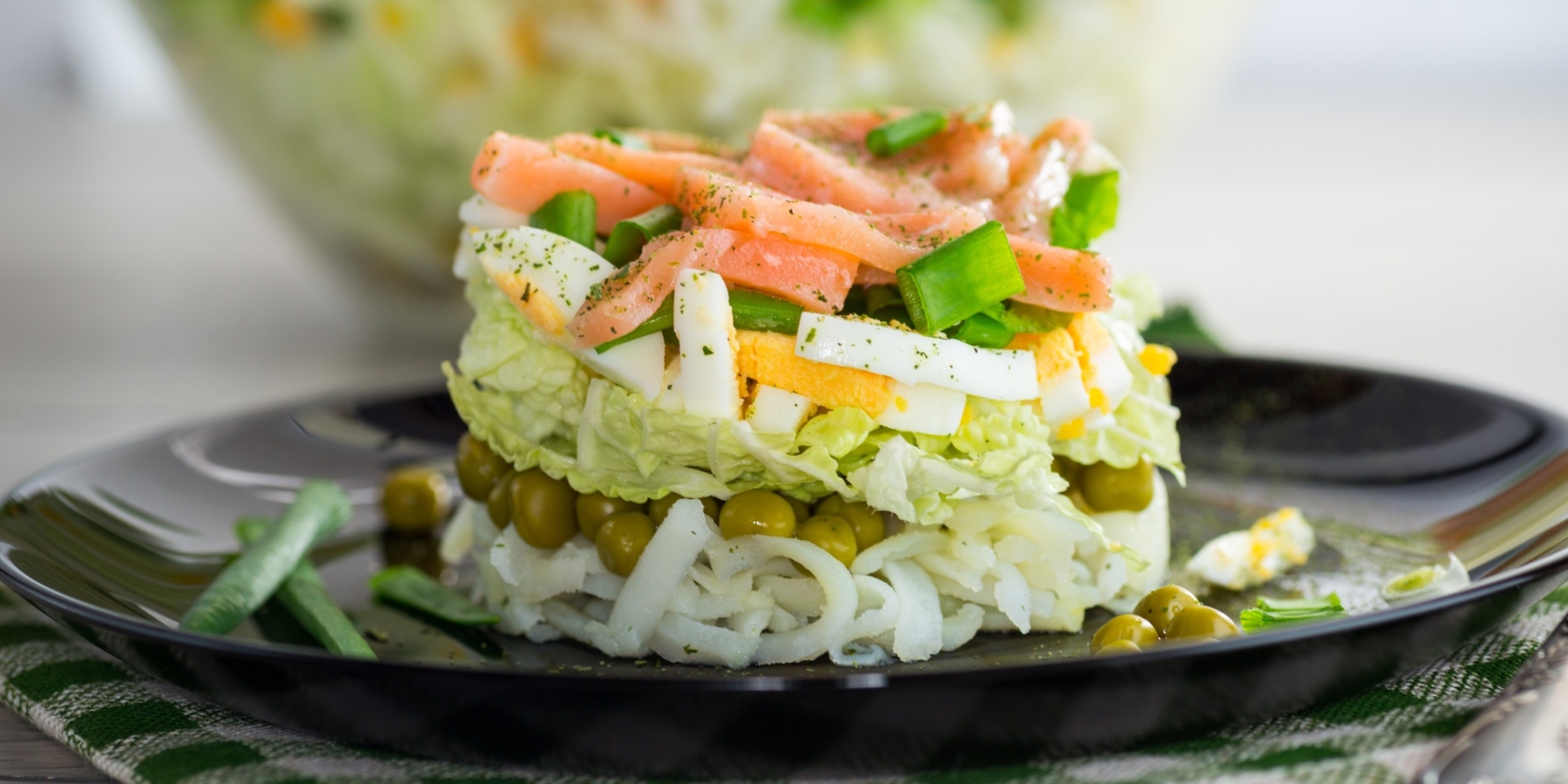 Слоёный салат 