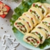 Сырный рулет с&nbsp;творожным сыром и&nbsp;сладким перцем