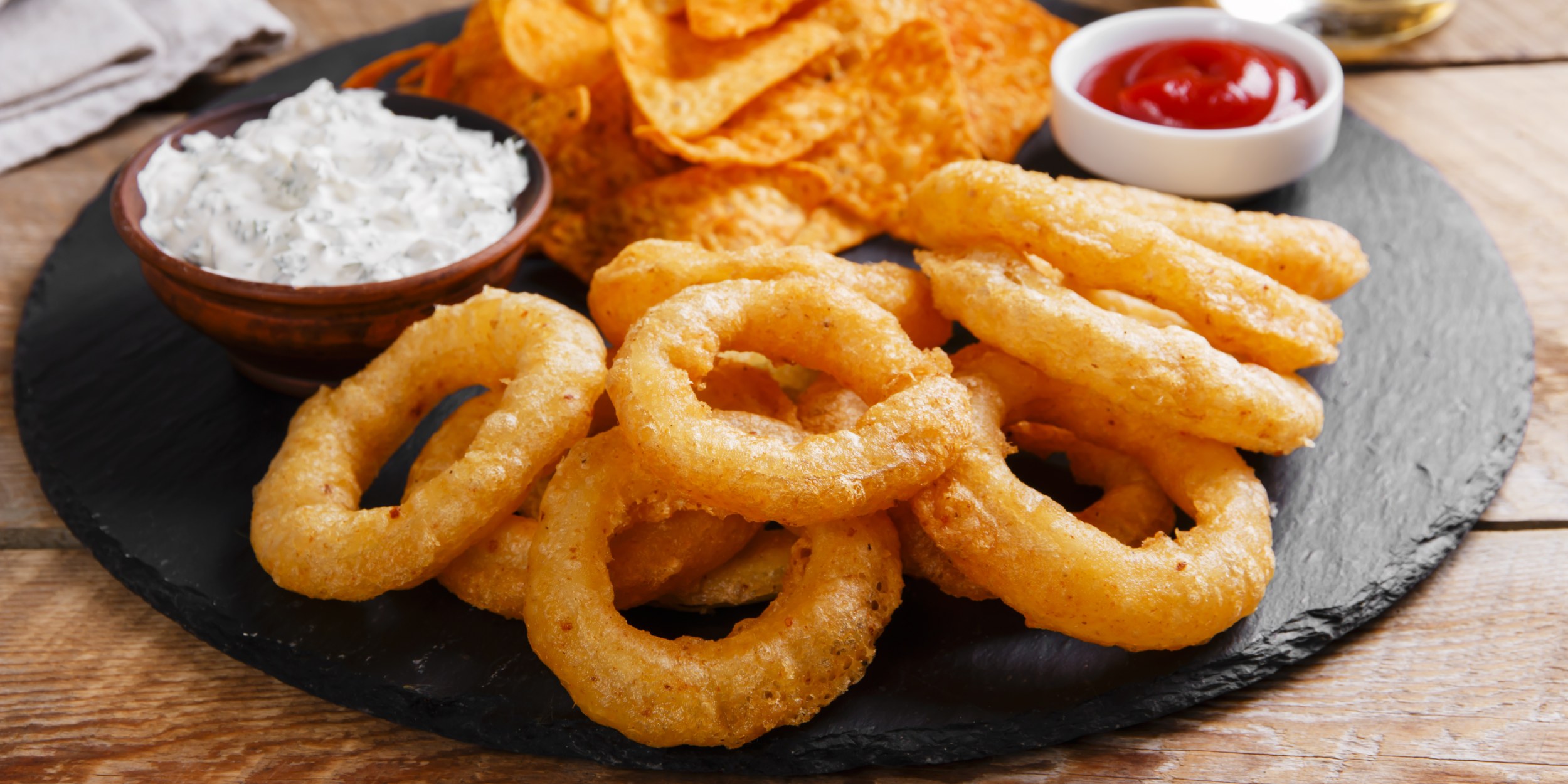 Лук в кляре