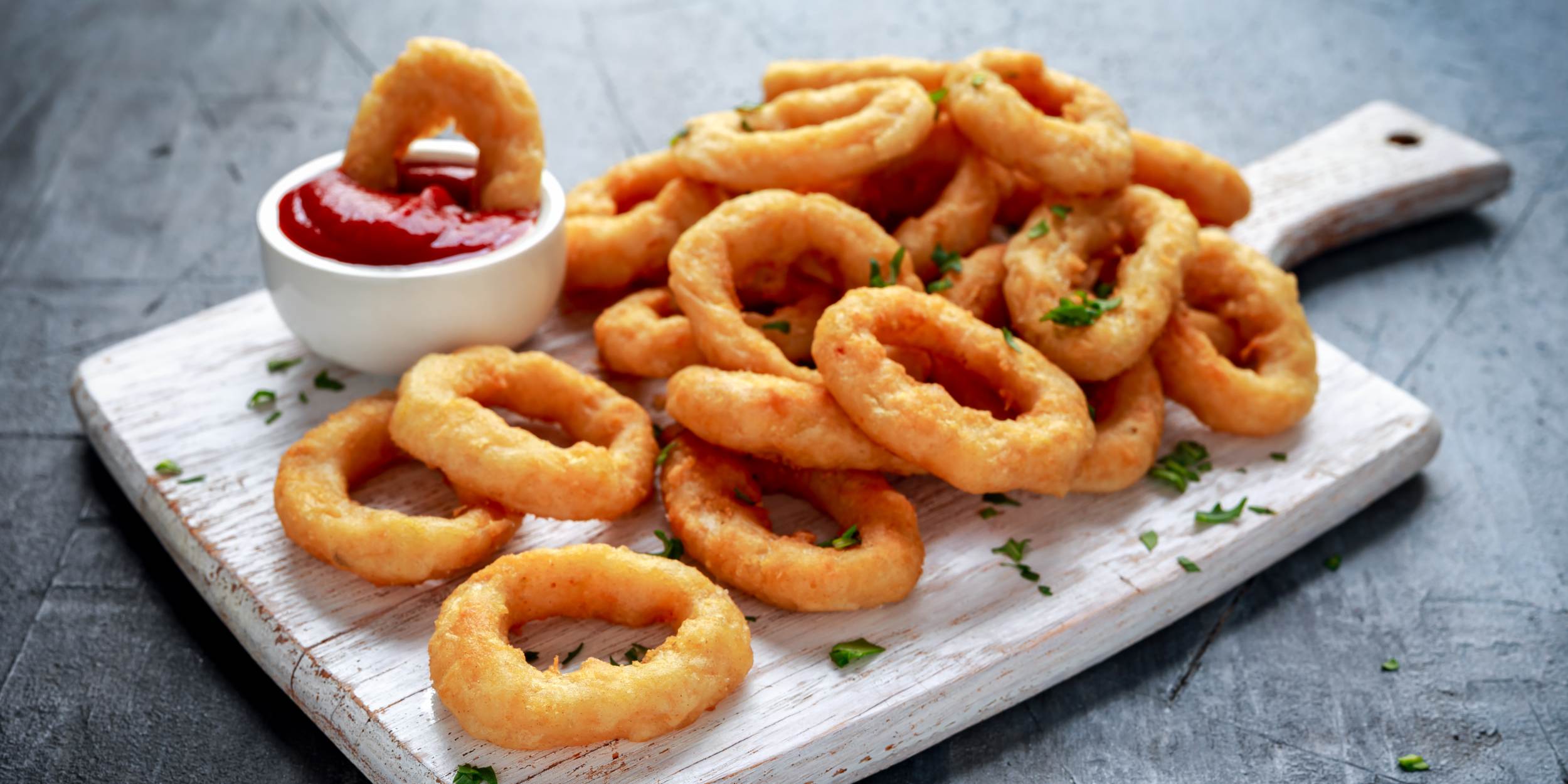 Лук в кляре