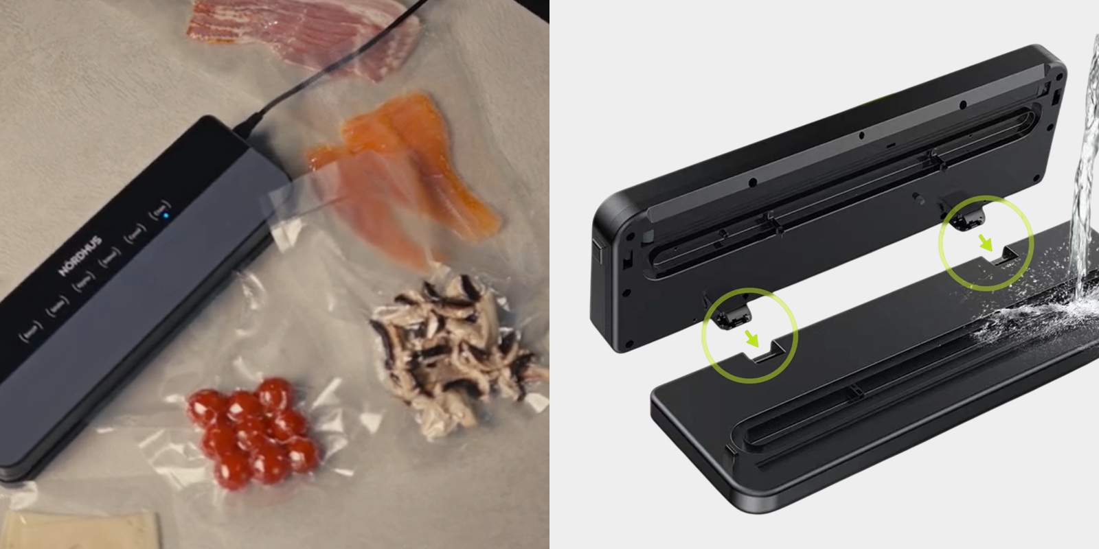 Вакуумный упаковщик для продуктов от Nordhus