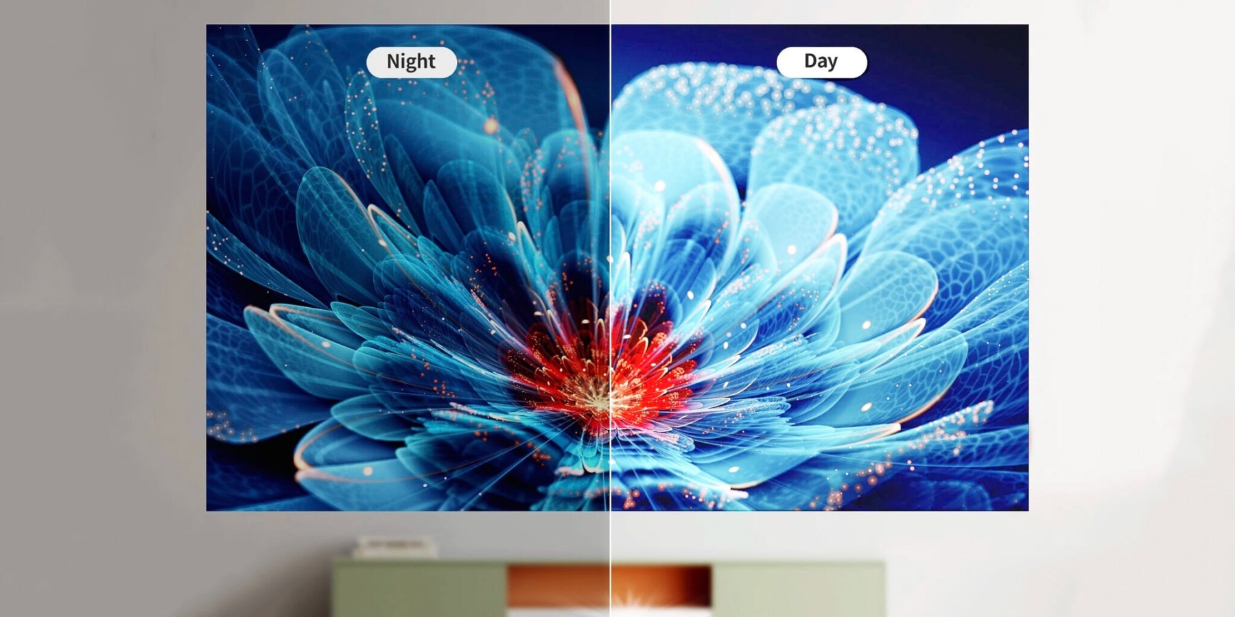 Пример домашнего кинотеатра с проектором