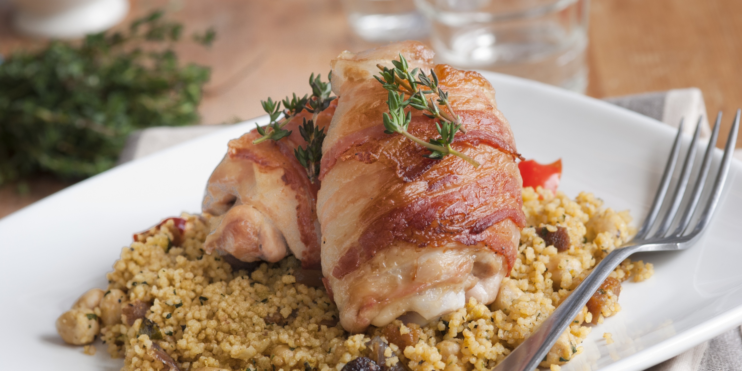 Куриные рулеты с рисом и грибами