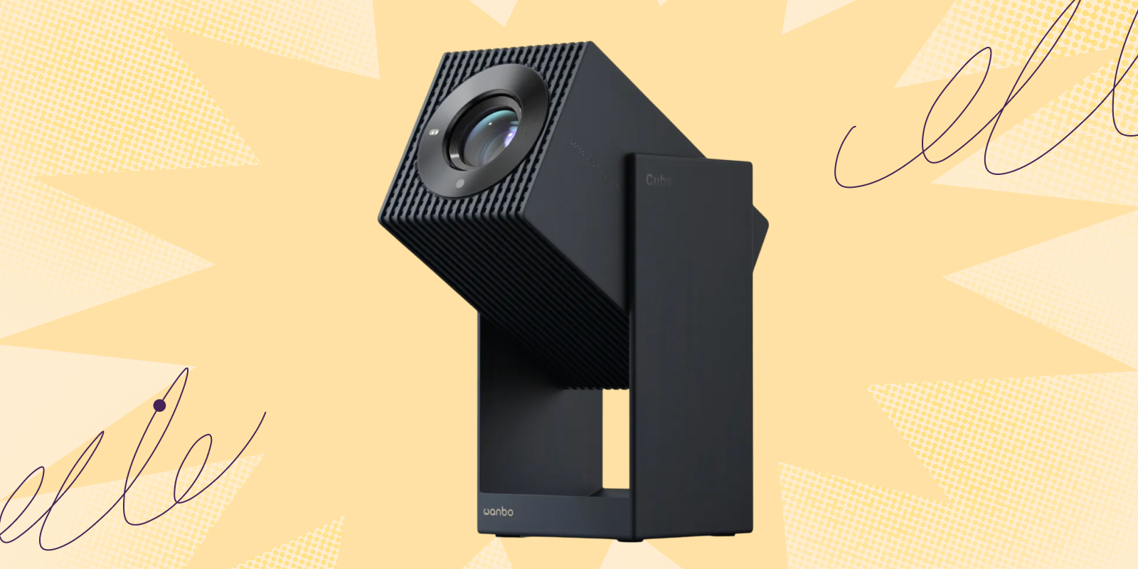 Стильный проектор со встроенной подставкой