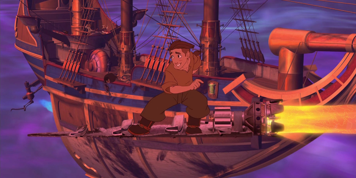 Кадр из мультфильма «Планета сокровищ» Кадр из мультфильма «Планета сокровищ» 2002 года