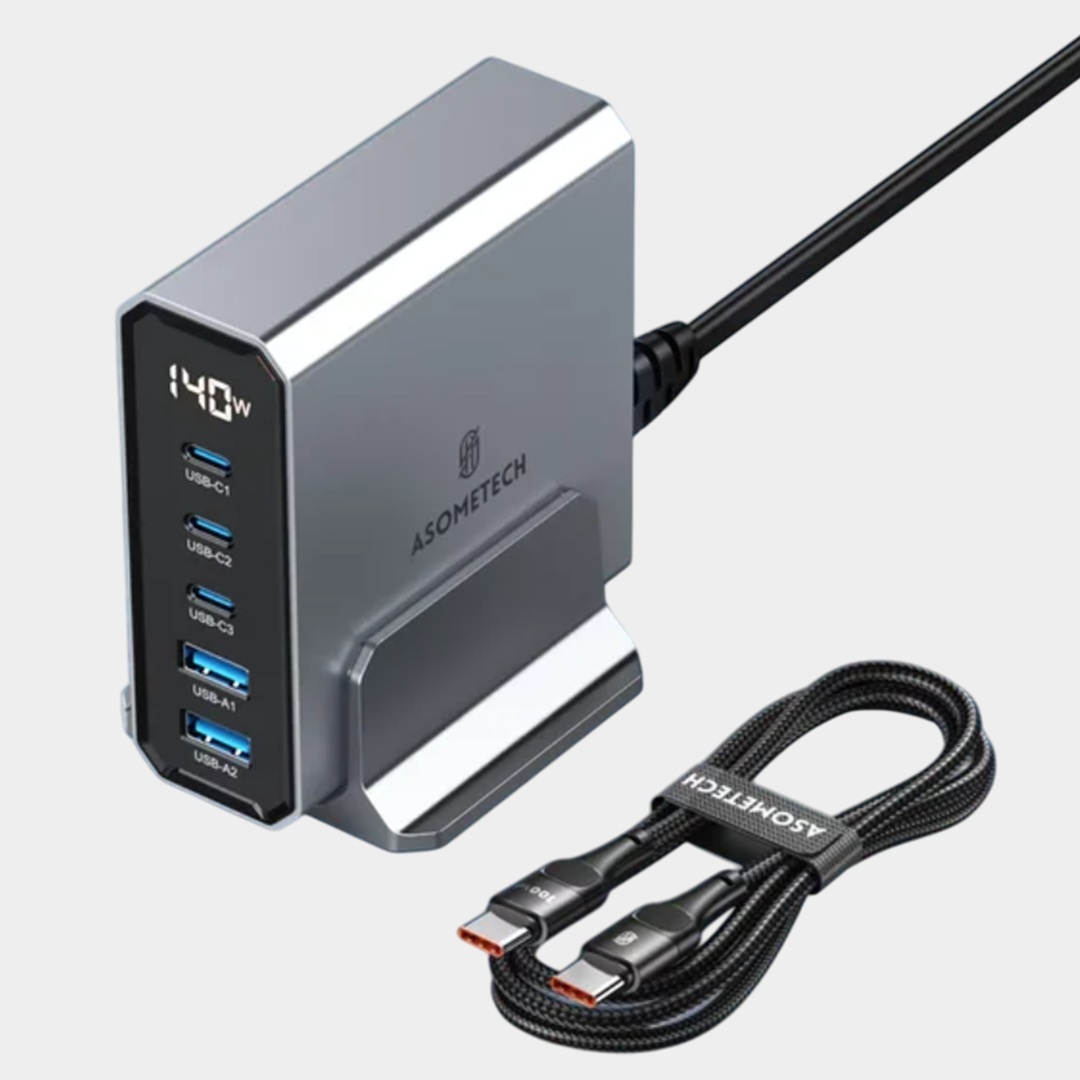 GaN-зарядка от ASOMETECH 