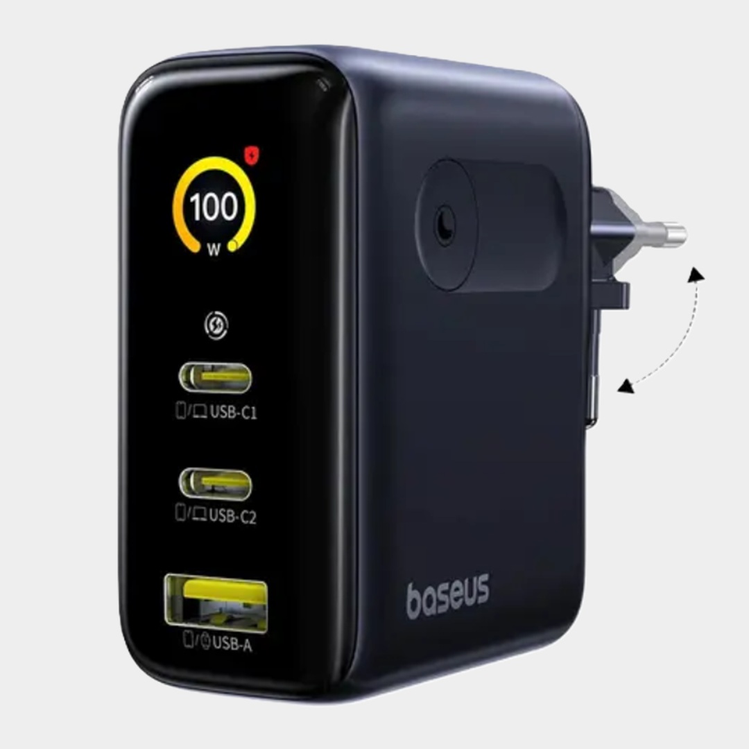 GaN-зарядка со складной вилкой от Baseus