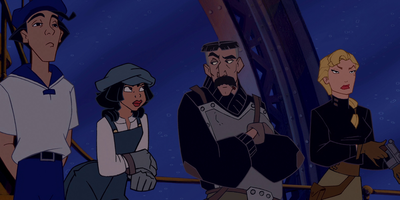 Кадр из мультфильма «Атлантида: Затерянный мир» Кадр из мультфильма «Атлантида: Затерянный мир» 2001 года