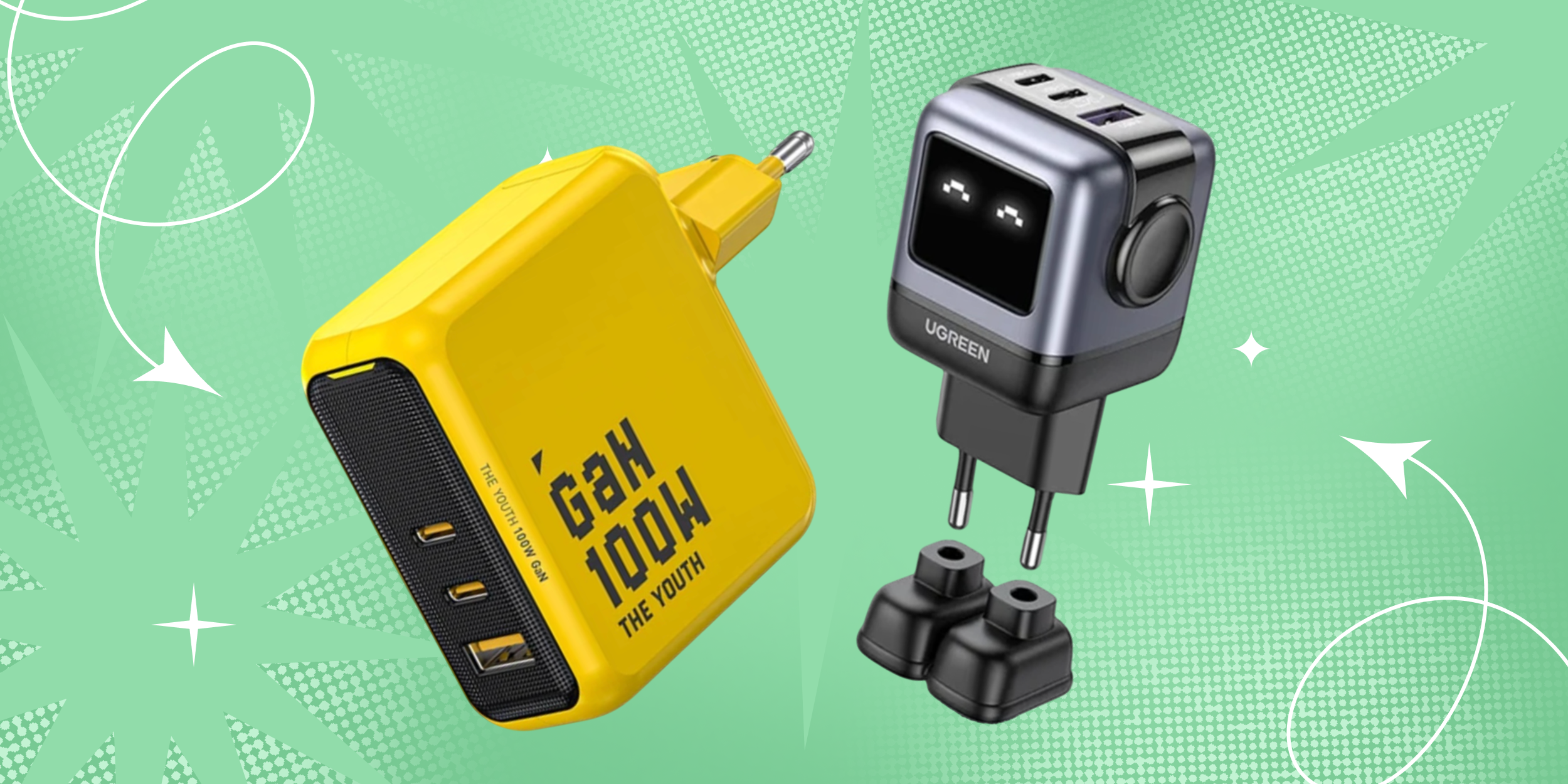 15 moshchnyh GaN-zaryadok so skidkami do 84% na rasprodazhe 11.11