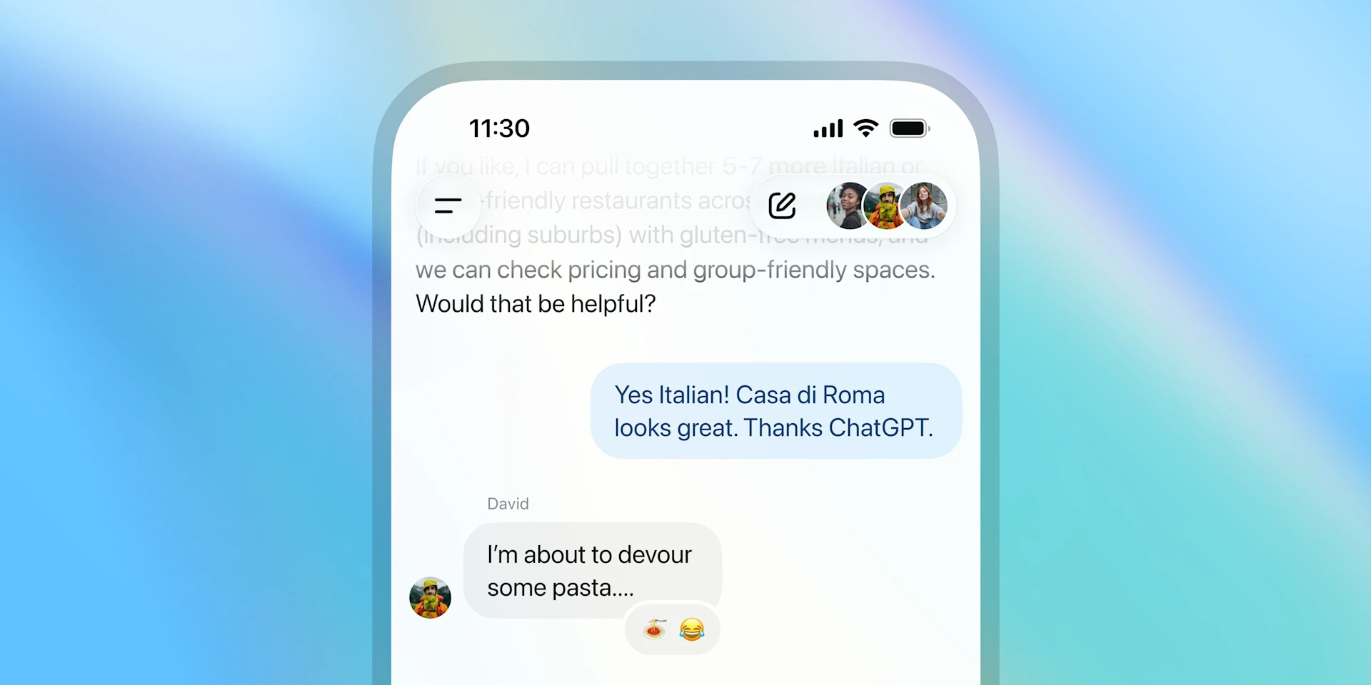 В ChatGPT появились групповые чаты — но пока не у всех