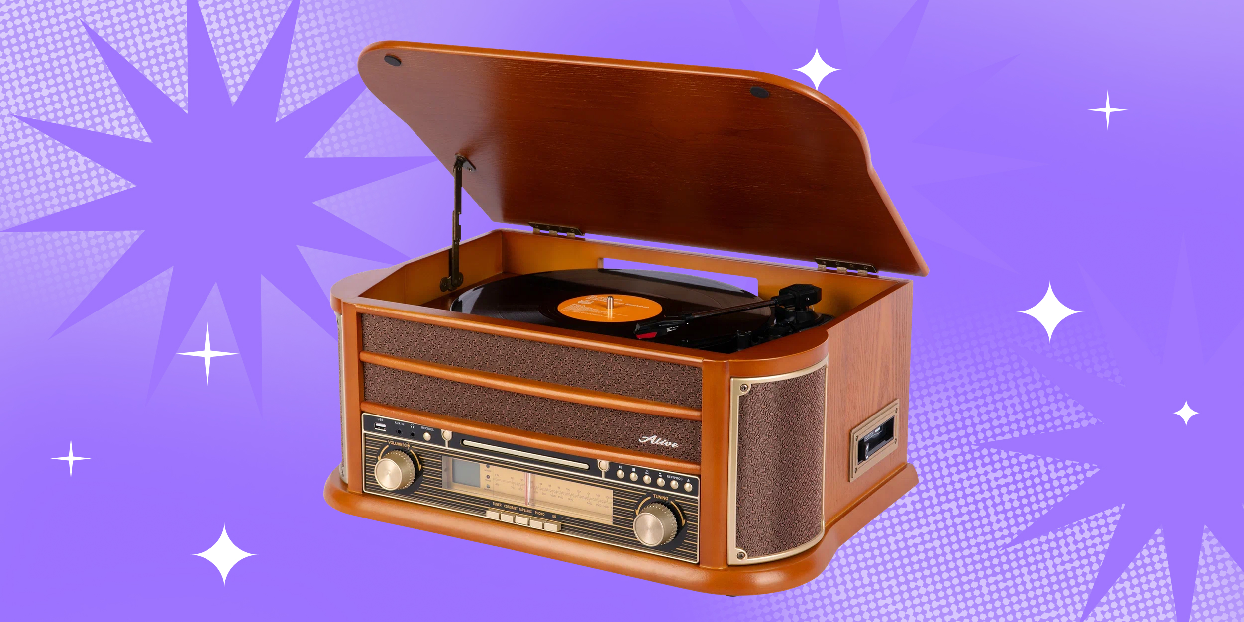 Alive Audio Oldtimer Виниловый проигрыватель Alive Audio Oldtimer