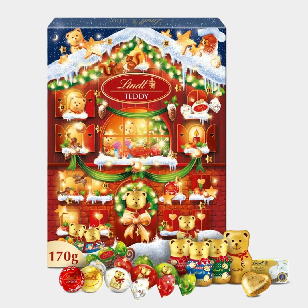 Адвент-календарь на 24 дня Lindt Teddy House