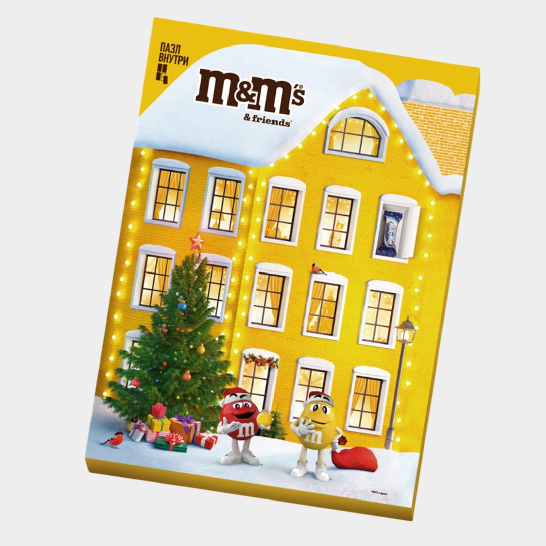Адвент-календарь на 16 дней от M&M's