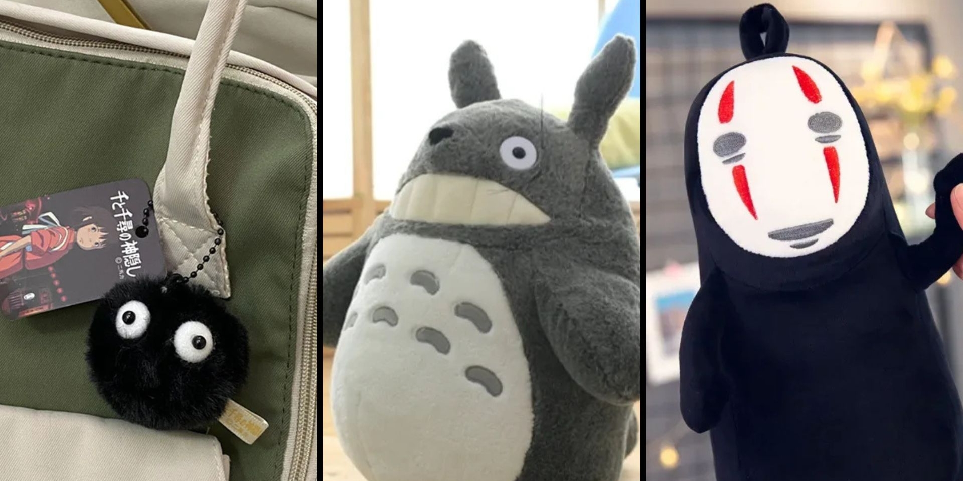 5 милых мягких игрушек для тех, кто любит мультфильмы Хаяо Миядзаки
