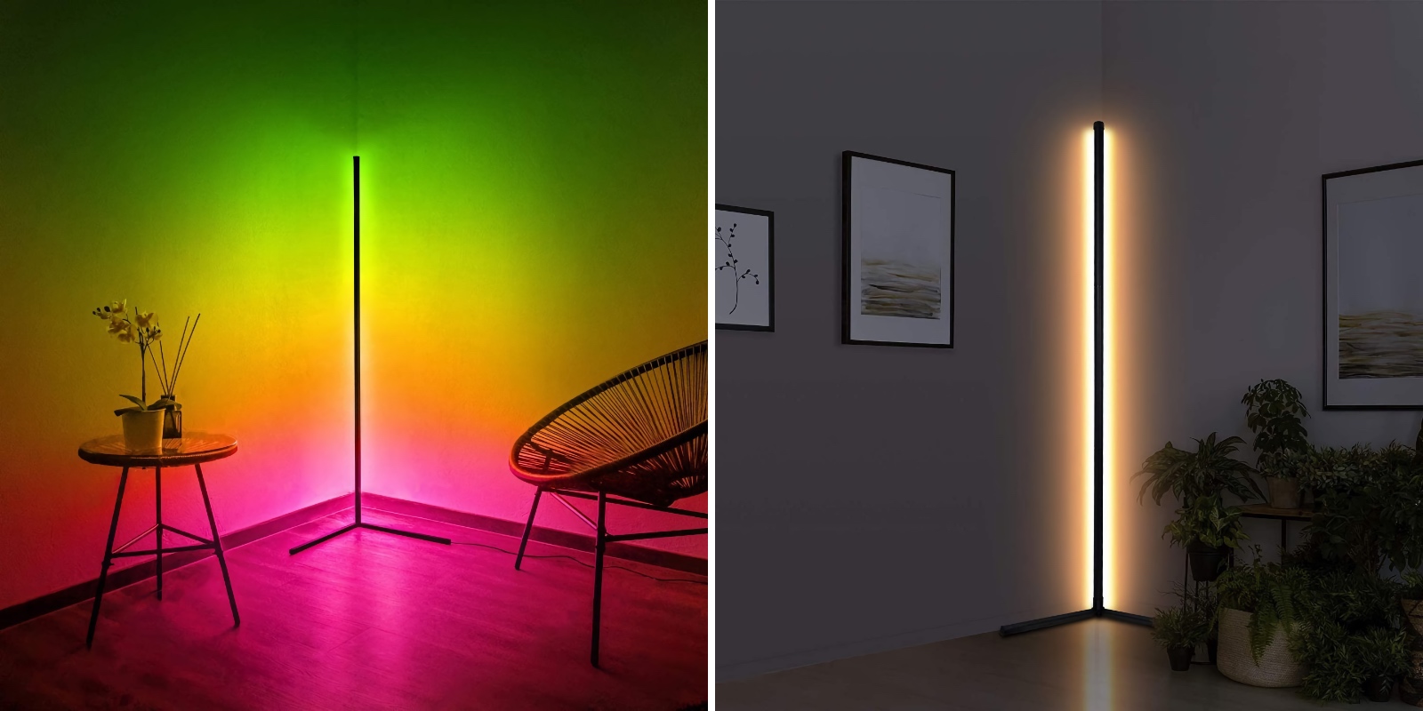 Угловая RGB-лампа Угловая RGB-лампа