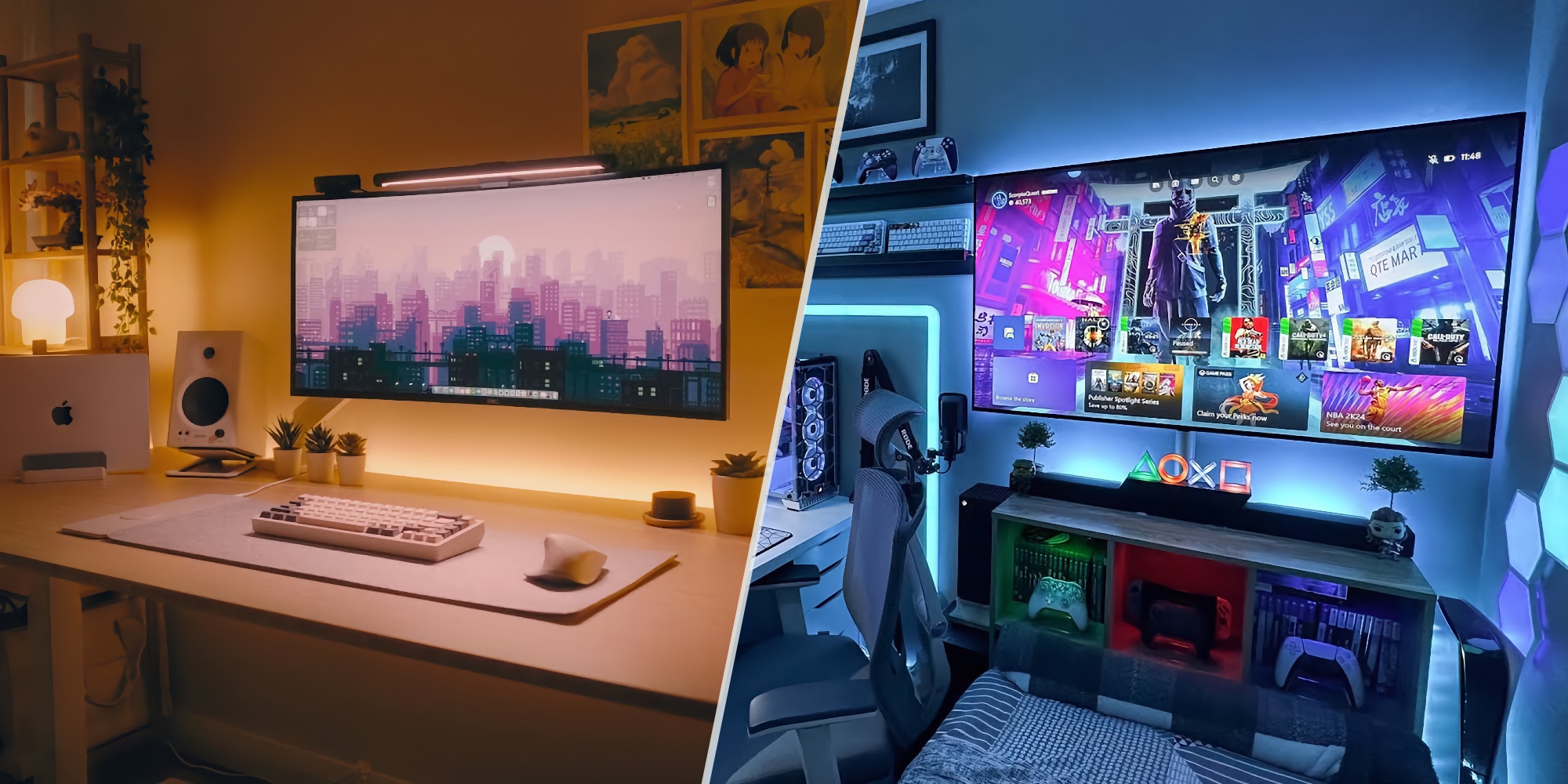 14 эстетичных световых приборов с AliExpress для рабочей и игровой зоны