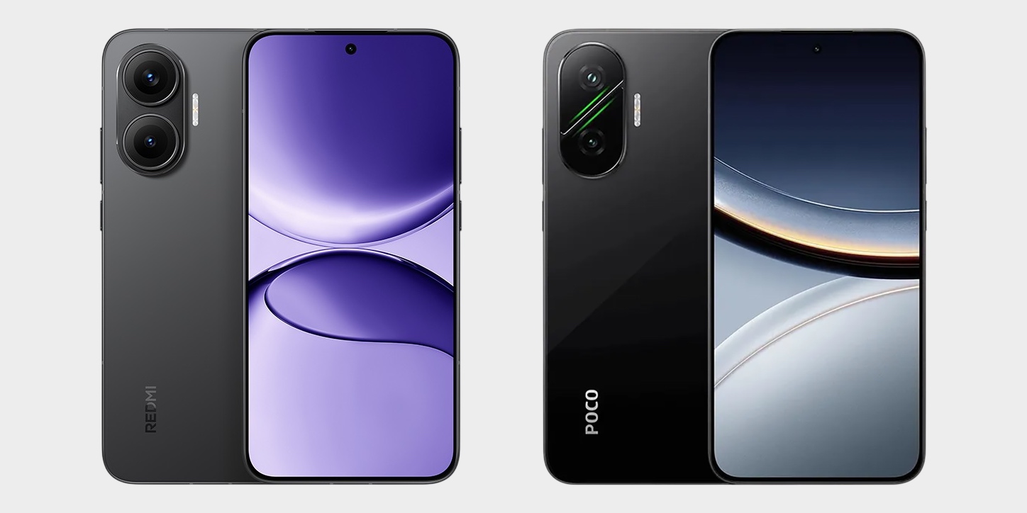 xiaomi redmi или poco: Слева — Redmi Turbo 4 Pro, справа — Poco F7