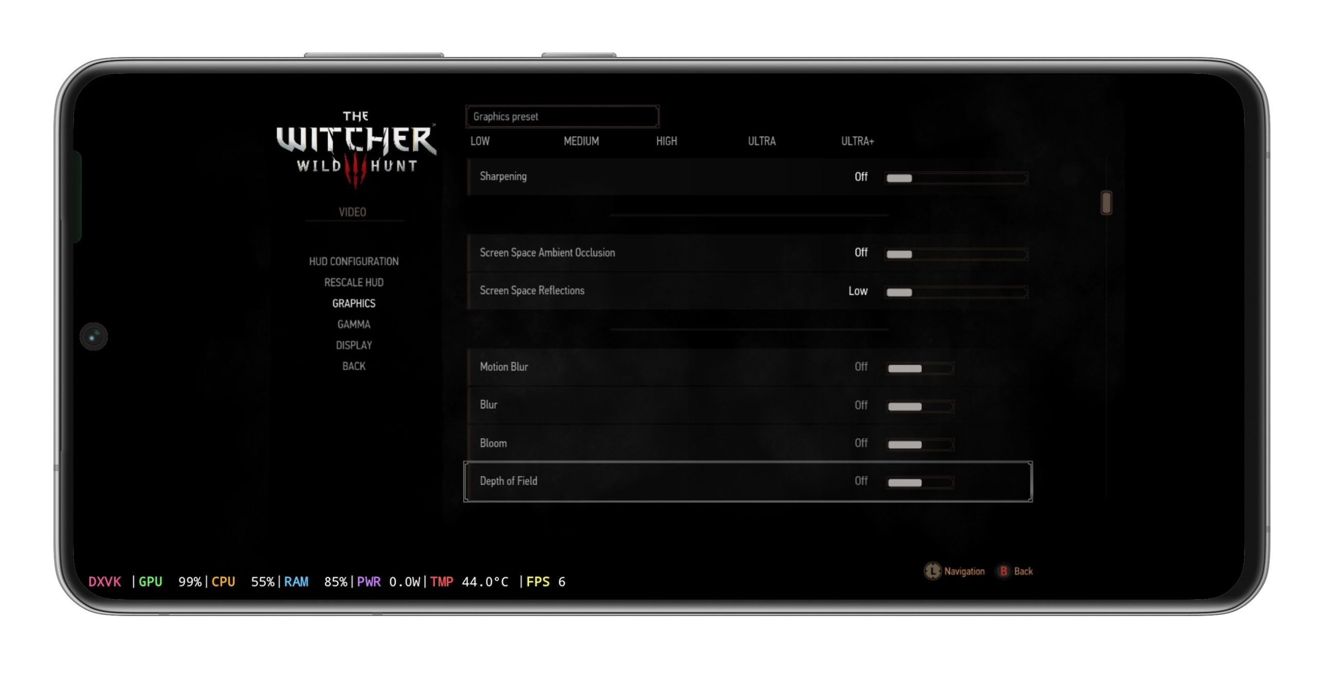 Настройки графики в игре Настройки графики в игре