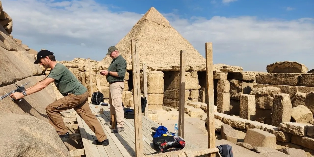 В пирамиде Гизы нашли аномалии, которые могут указывать на скрытый вход