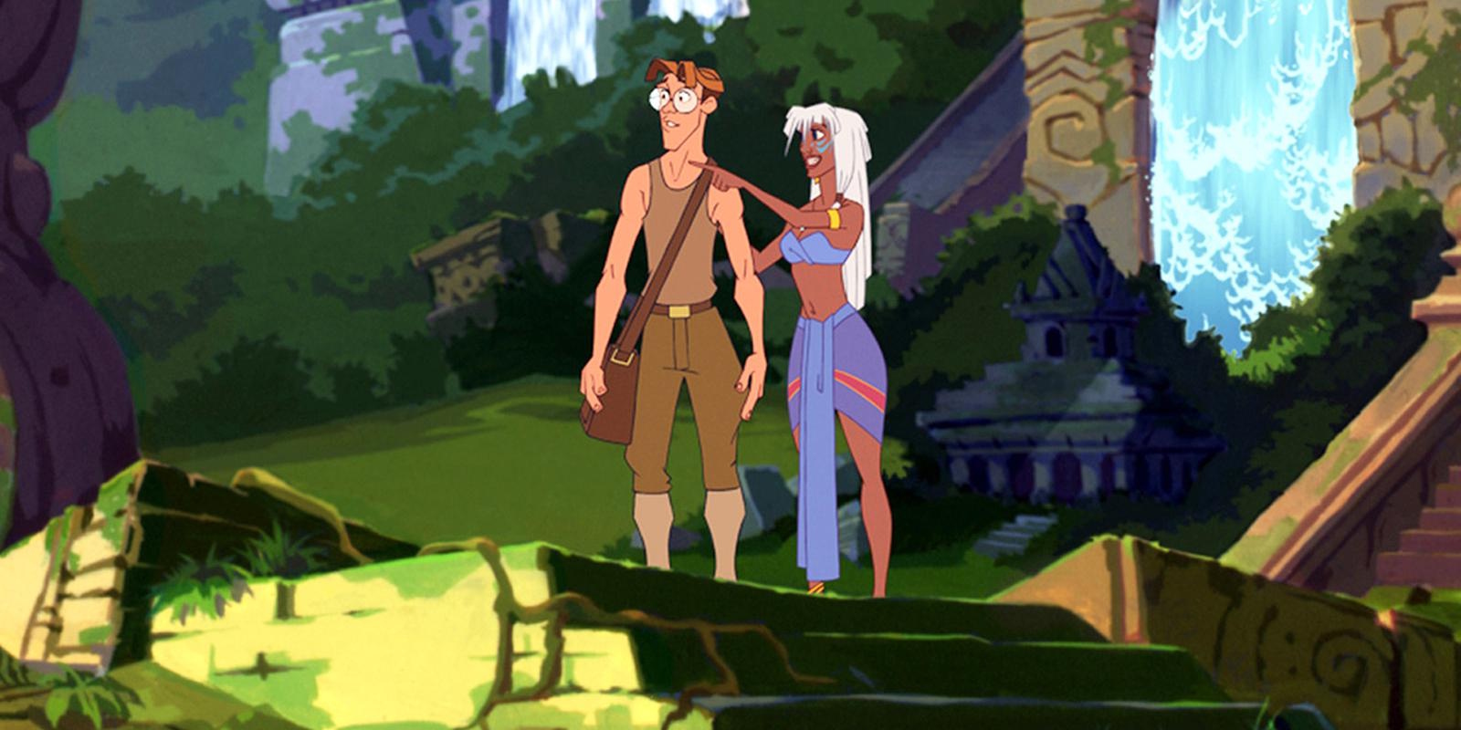 Кадр из мультфильма «Атлантида: Затерянный мир» Кадр из мультфильма «Атлантида: Затерянный мир» 2001 года