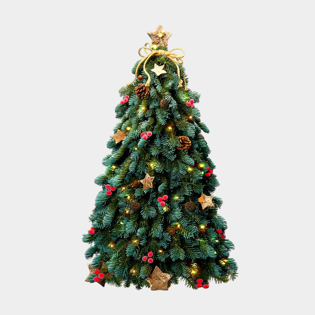 Ёлка с гирляндой