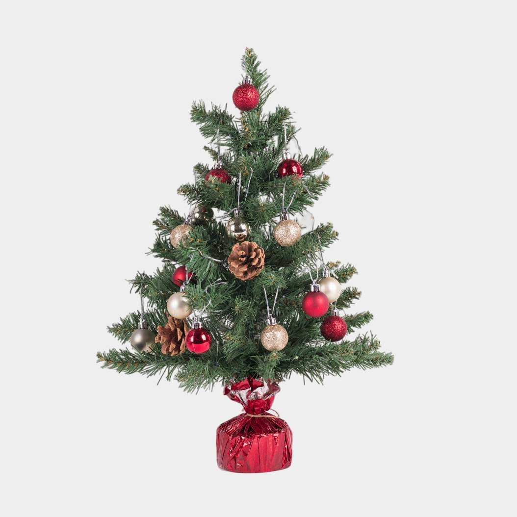 Ёлка с украшениями от «Золотой сказки»