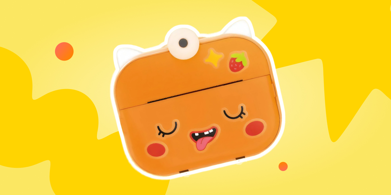 Детский фотоаппарат мгновенной печати от Abumba Подарки для детей: детский фотоаппарат мгновенной печати от Abumba