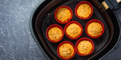 Банановые кексы в аэрогриле за 25 минут