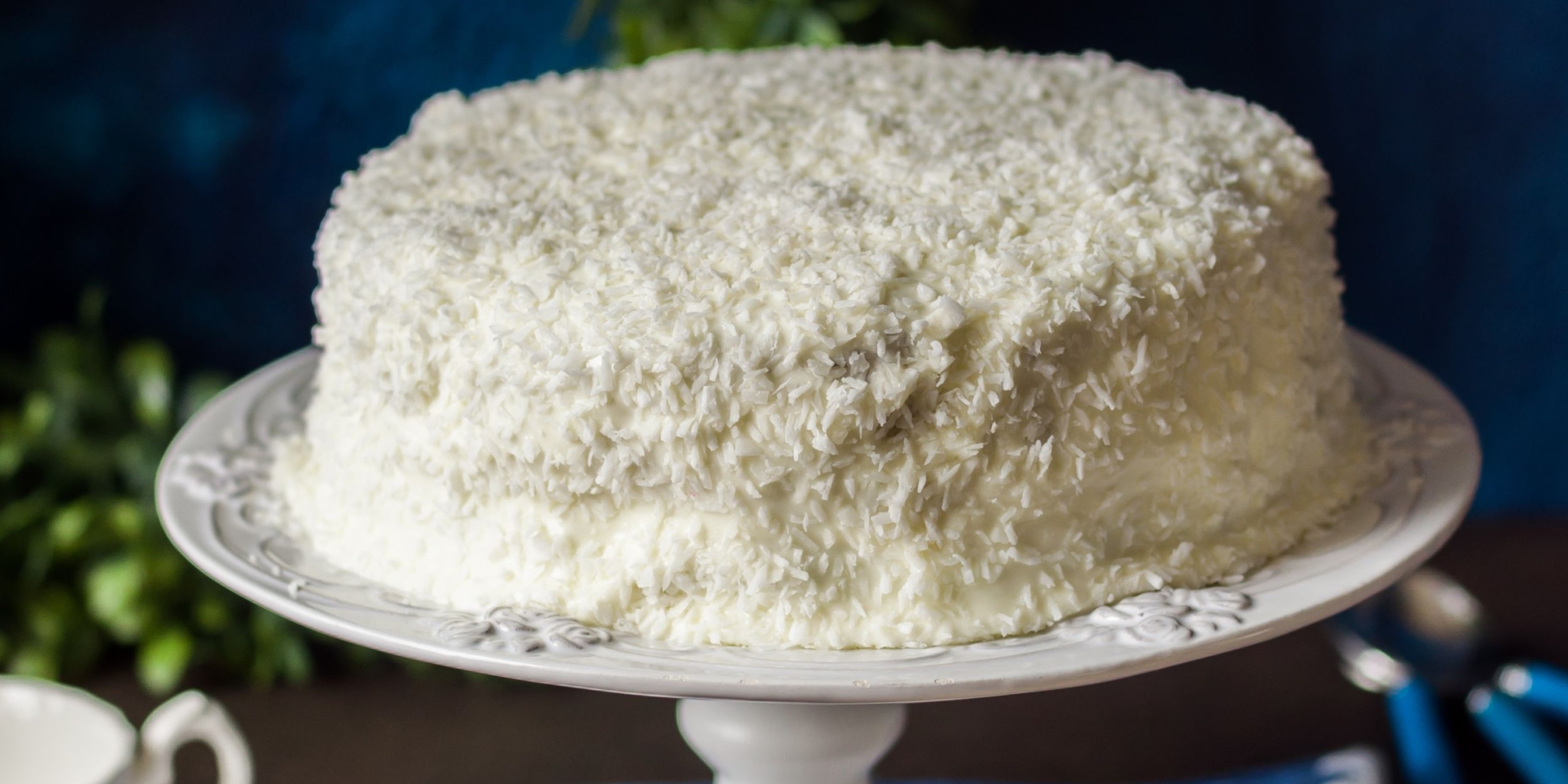 Банановый торт с кокосовой стружкой