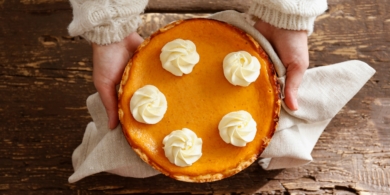 Тыквенно-миндальный пирог без пшеничной муки