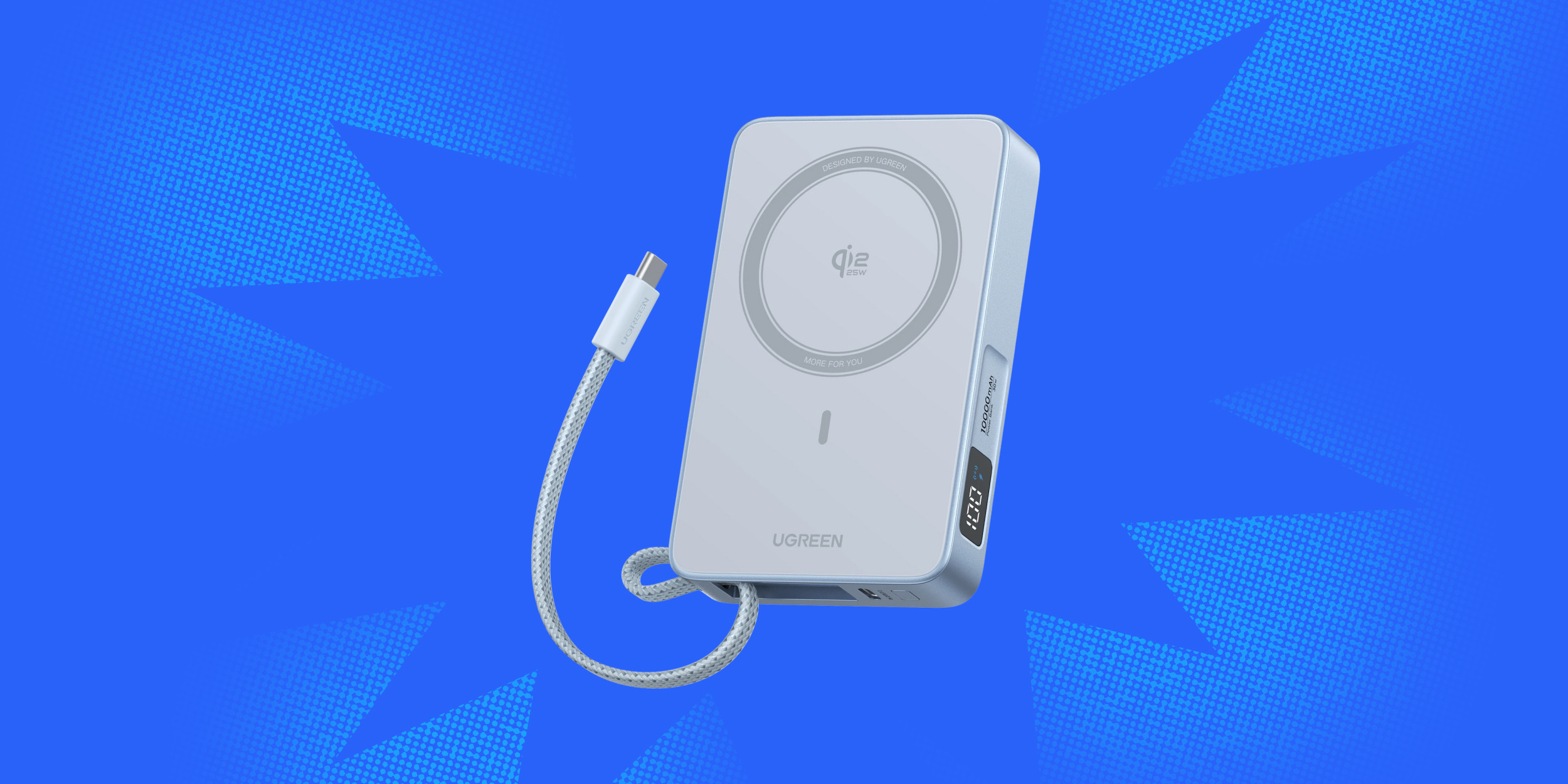Надо брать: магнитный внешний аккумулятор UGREEN MagFlow 10 000 мА·ч, 25 Вт