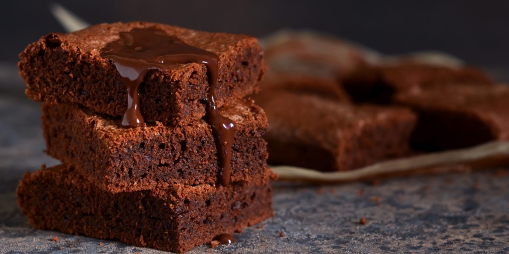 Выпечка с бананами: брауни без яиц