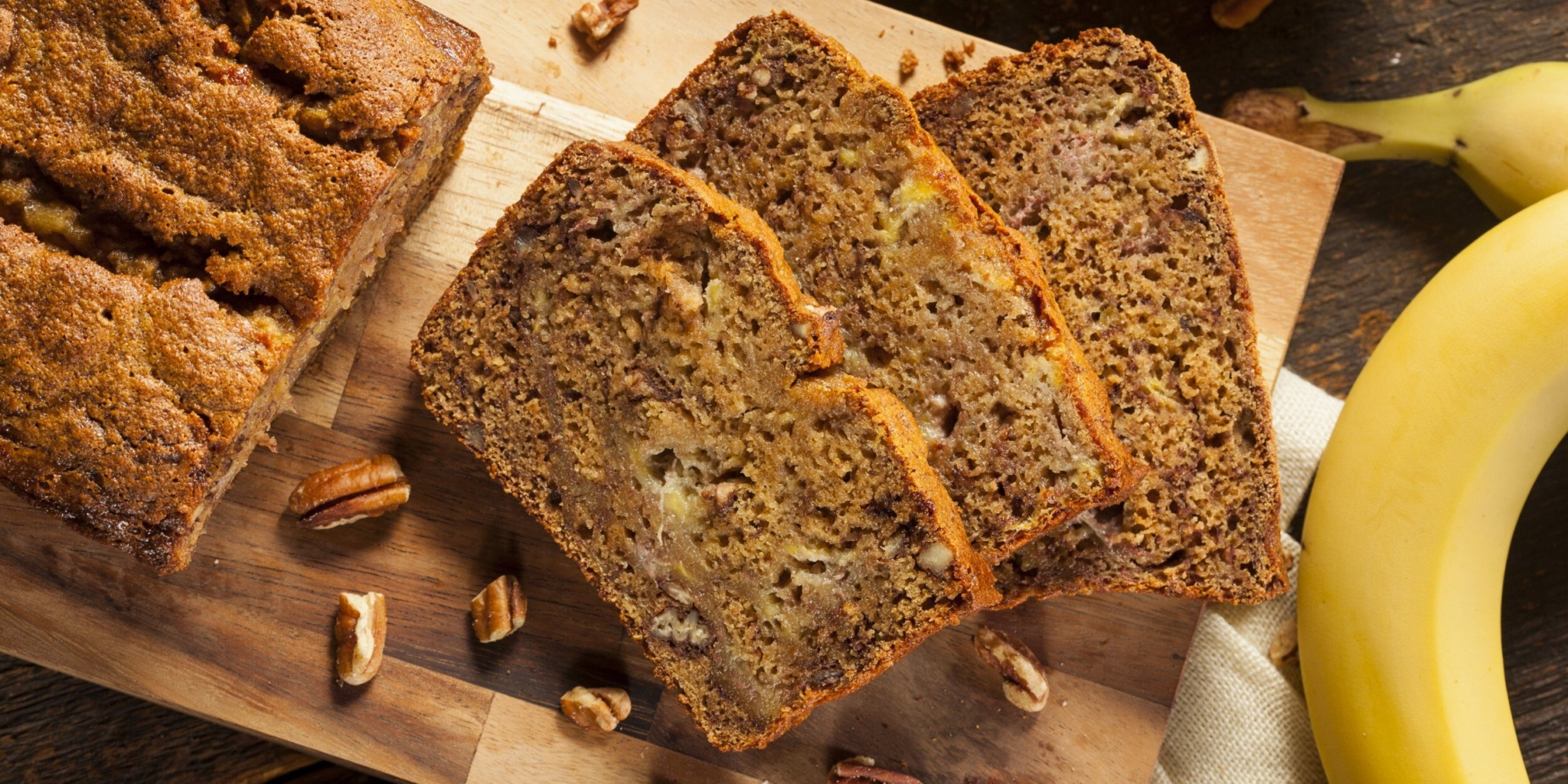 Выпечка с бананами: рецепт бананового хлеба с арахисовой пастой