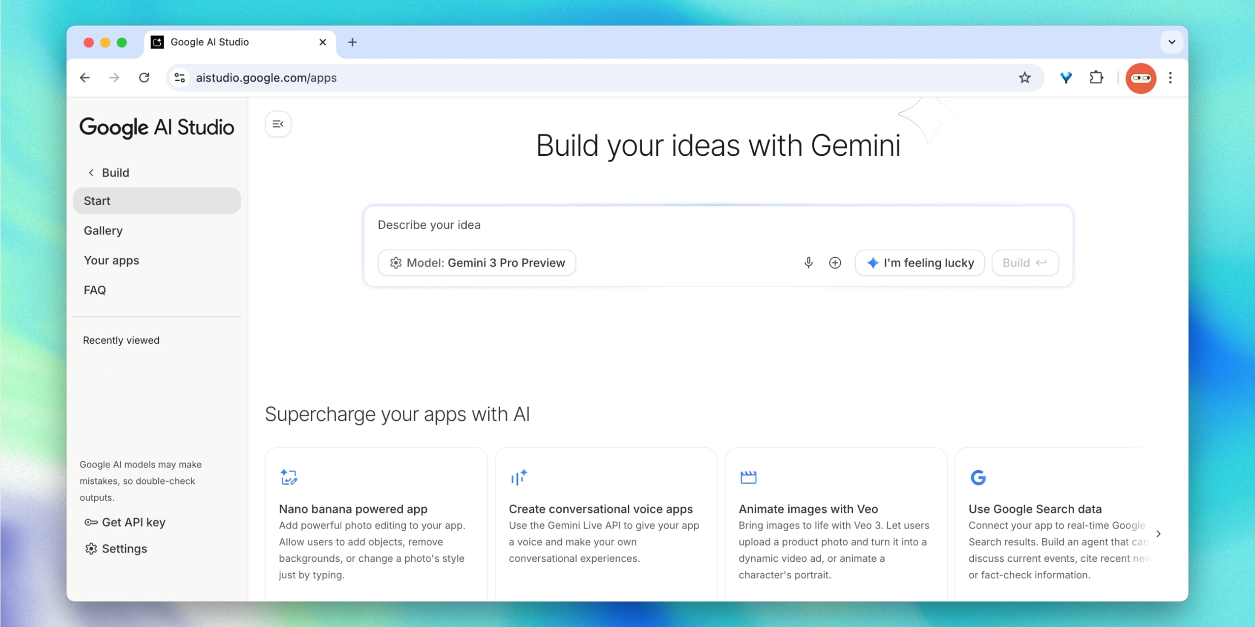 Google AI Studio Google AI Studio