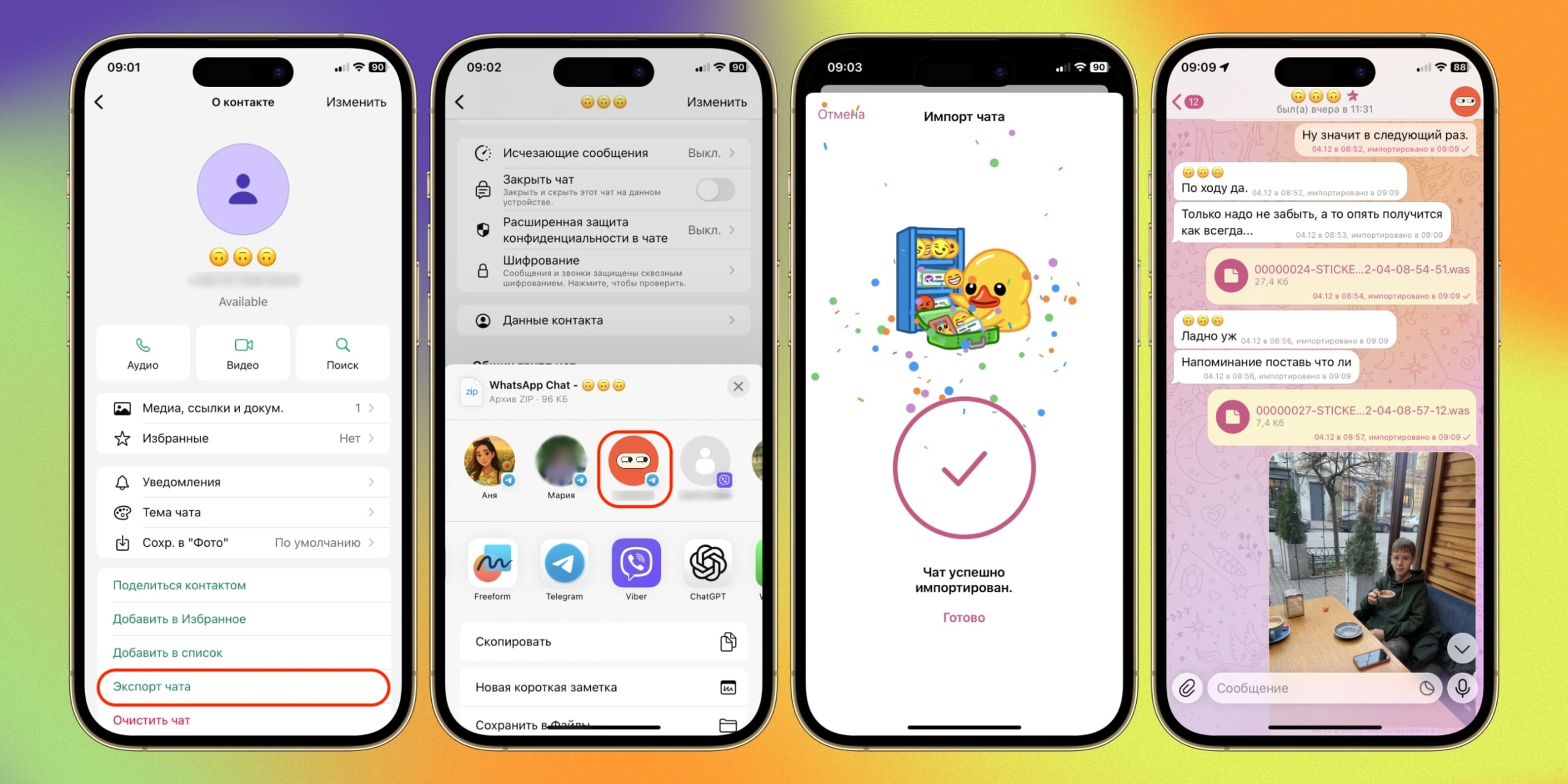 Как перенести переписку из WhatsApp на iPhone Как перенести переписку из WhatsApp в Telegram на iPhone