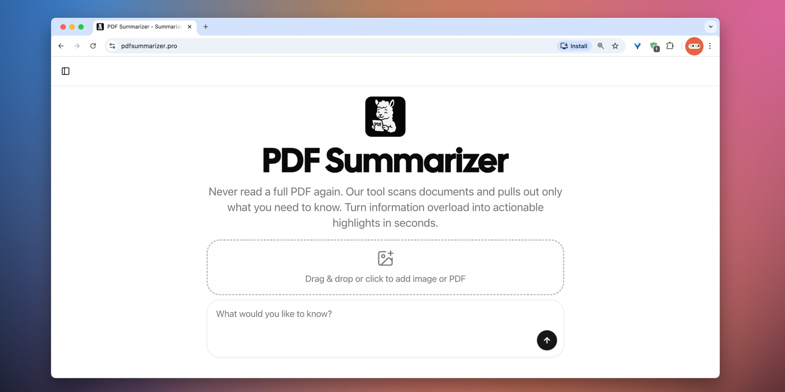 PDF Summarizer