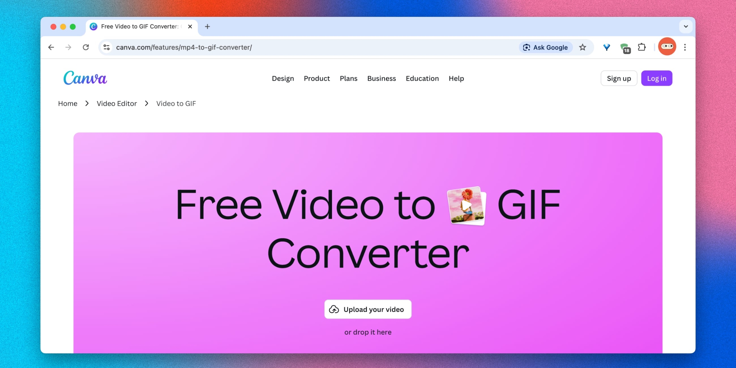 Canva Как сделать гифку с помощью Canva