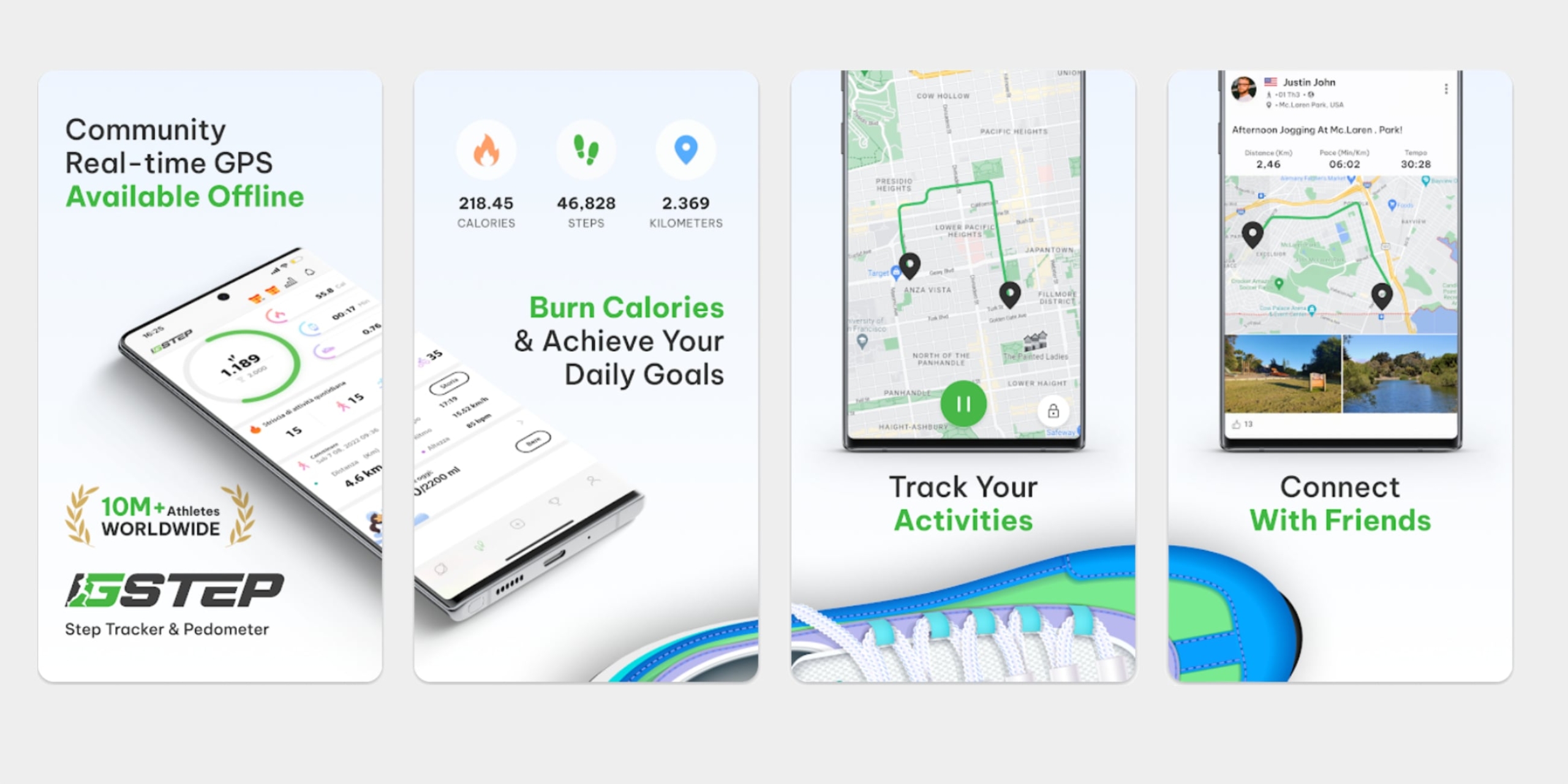 Step counter (GStep) Приложение-шагомер: Step counter (GStep)