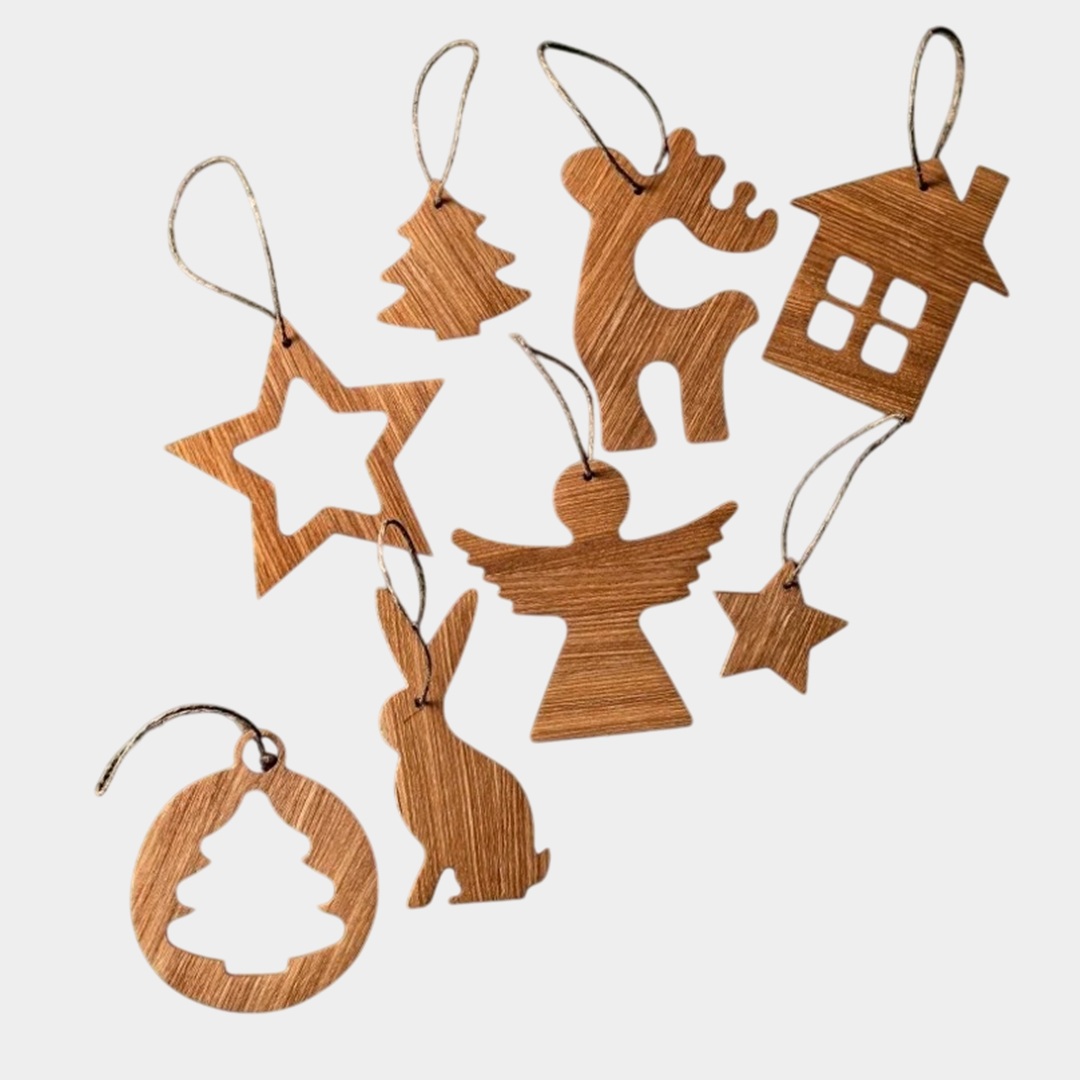 Набор ёлочных игрушек от Metall & Woods, 1 016 рублей