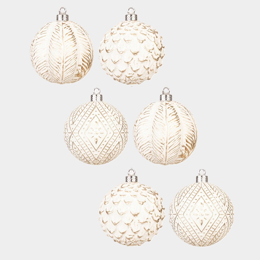 Набор из шести ёлочных шаров от Elan Gallery, 1 262 рубля