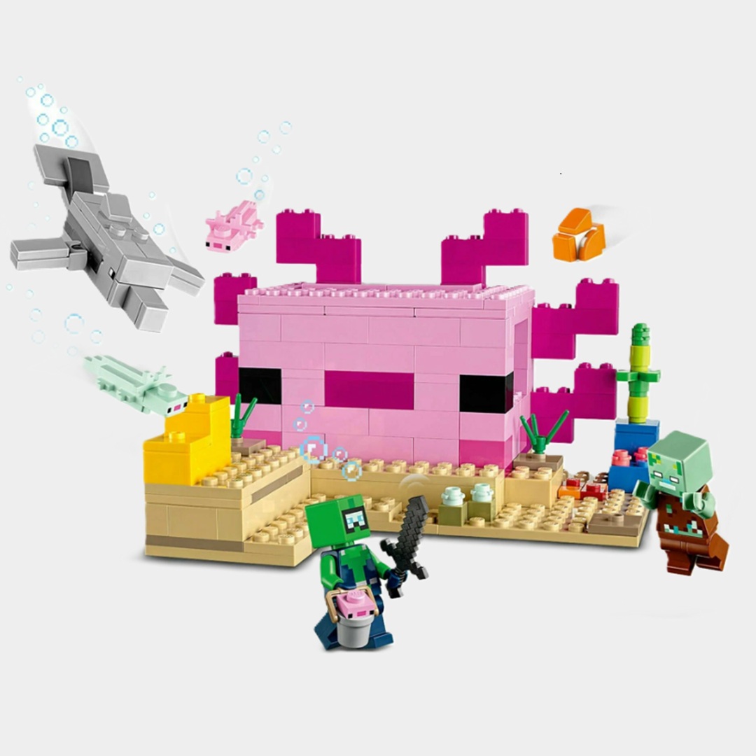 5. LEGO Minecraft: «Дом аксолотля»